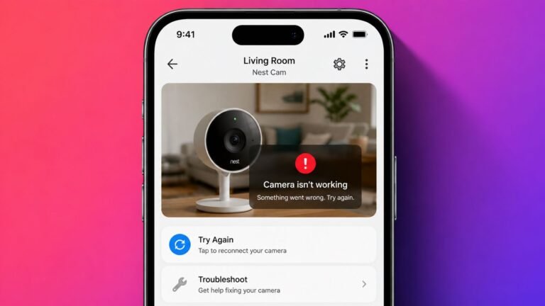 Fix Nest Camera Not Working